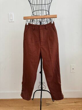 Petite Studio NYC Yolande Pants Cocoa Brown